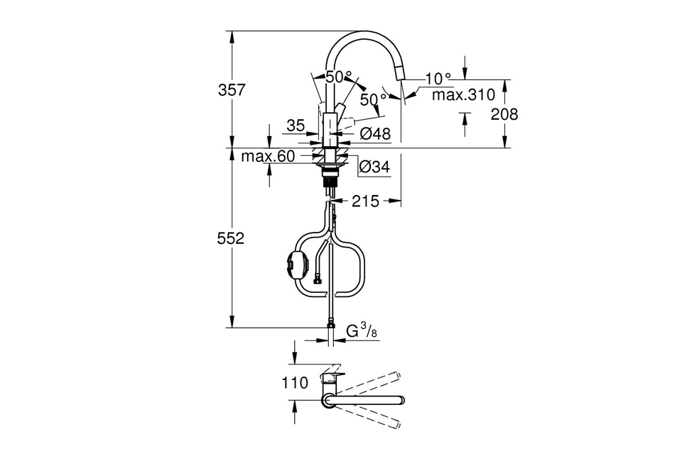 Grohe keukenmengkraan