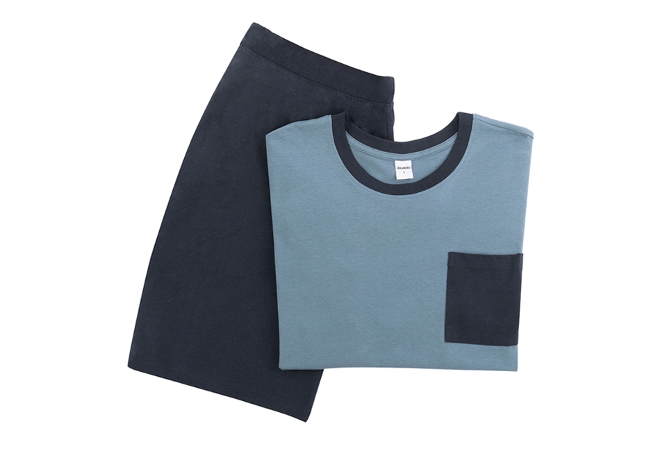 Miesten puuvillainen kes&auml;pyjama