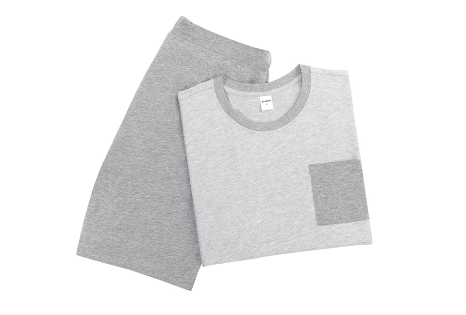 Miesten puuvillainen kes&auml;pyjama