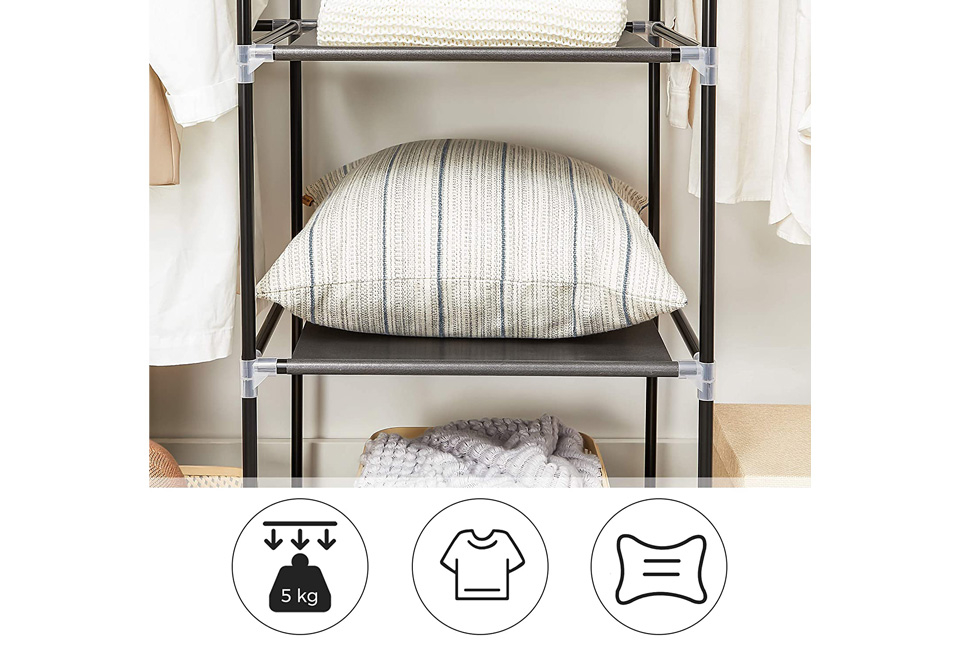 Armoire pliable avec housse de protection