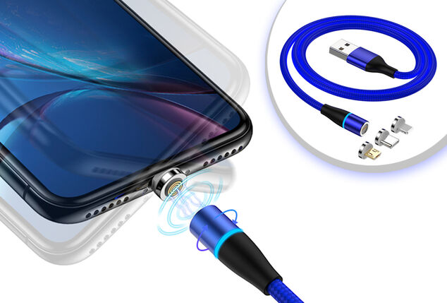 Câble de charge magnétique pour tous types de smartphones