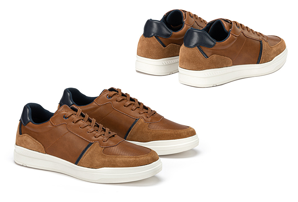 Lederen herensneakers