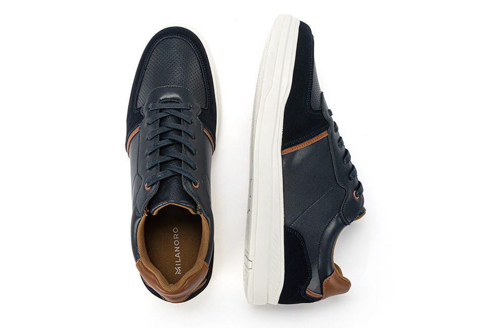 Lederen herensneakers