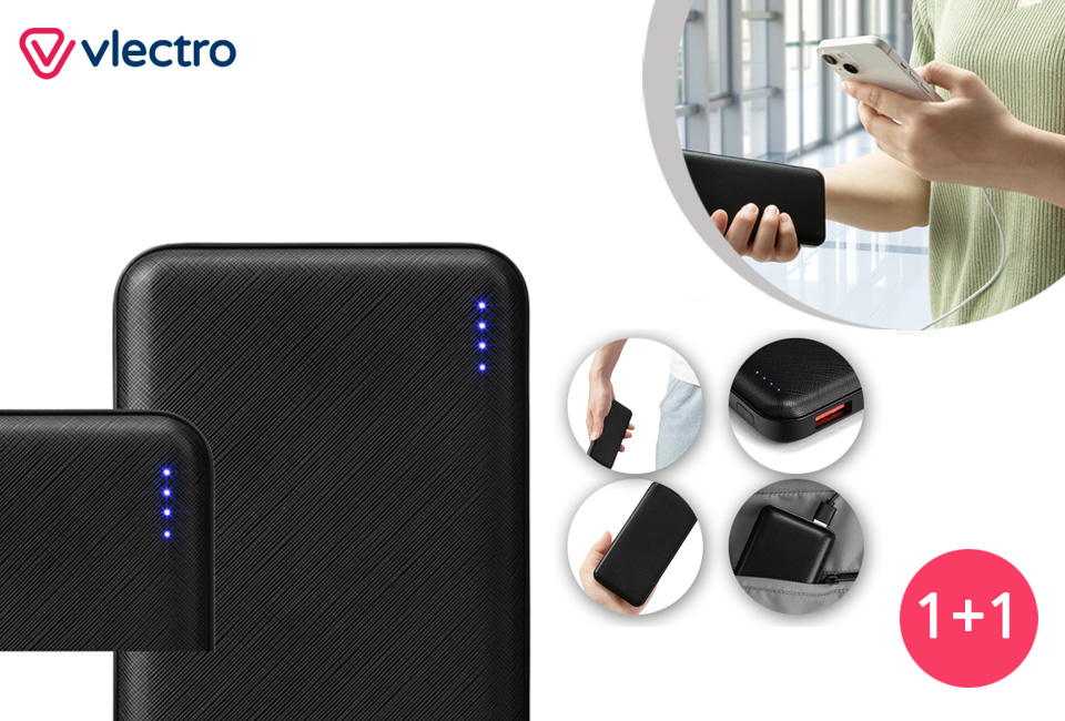 Powerbank 1 + 1 GRATIS