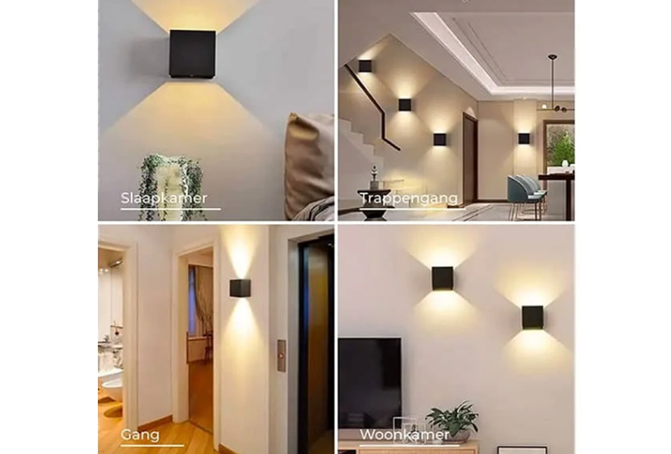 Accogliente lampada da parete ricaricabile con sensore di movimento