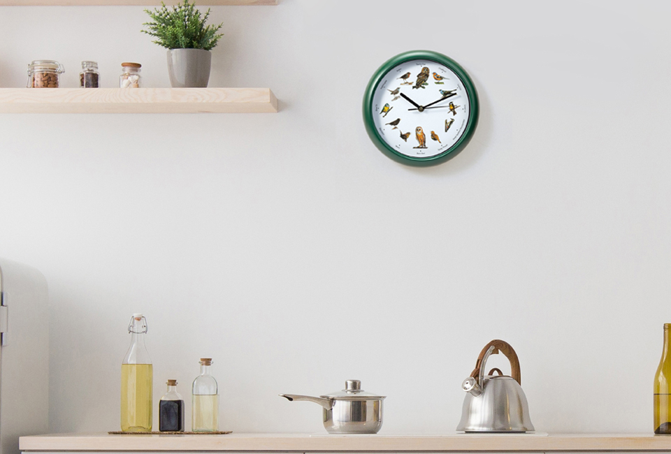 Clock with bird sounds