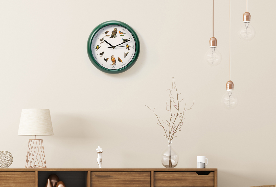 Clock with bird sounds