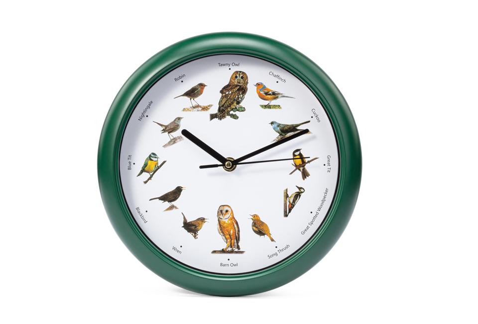 Clock with bird sounds