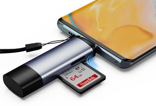 Lecteur de carte mémoire pour ordinateur, téléphone portable et tablette — 3