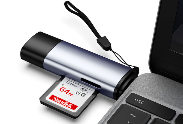 Lecteur de carte mémoire pour ordinateur, téléphone portable et tablette