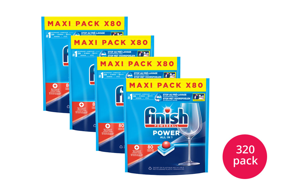 Finish-astianpesukonetablettien megapakkaus