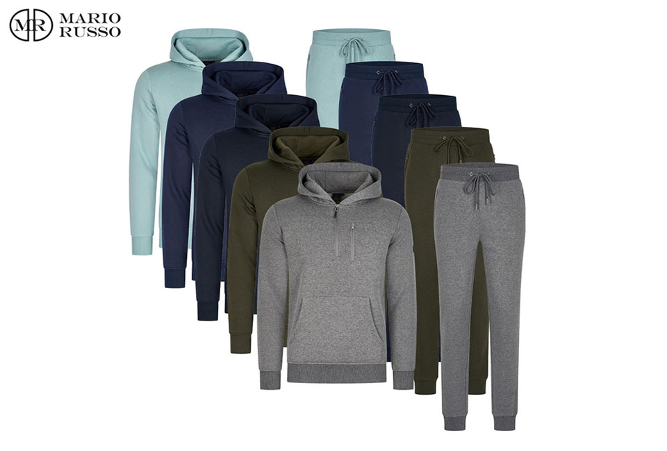 Bequemer Trainingsanzug f&uuml;r Herren: Hose und Hoodie