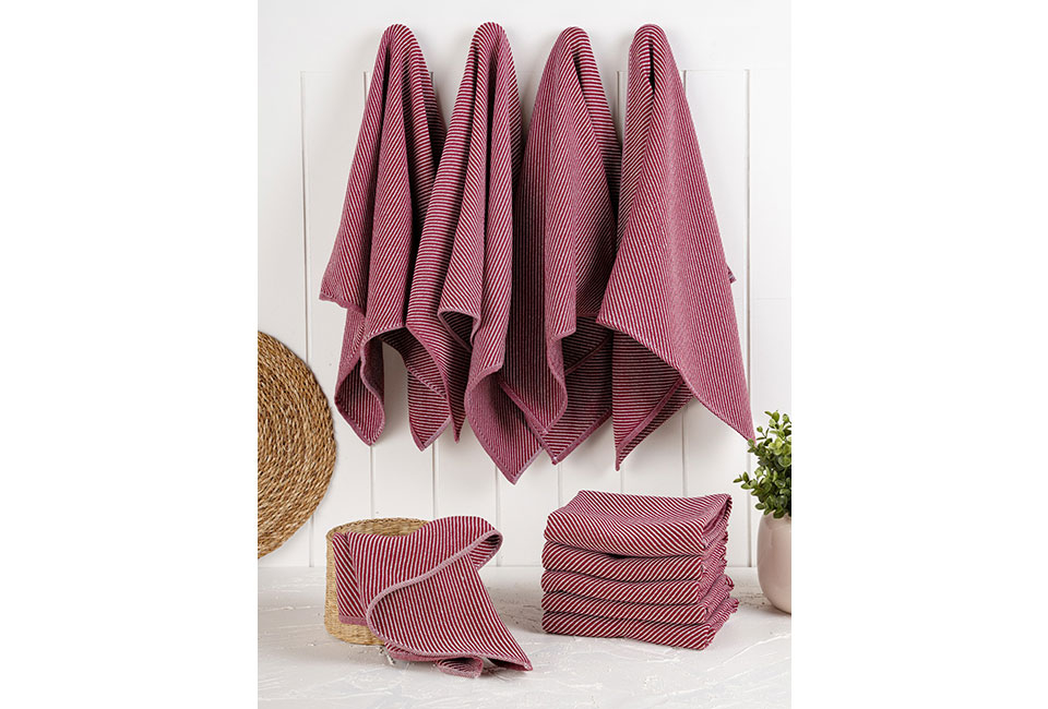 Lot de 10 torchons de cuisine