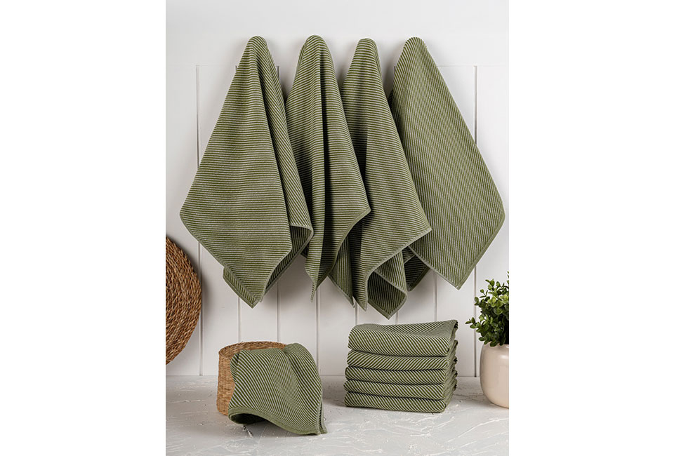 Lot de 10 torchons de cuisine