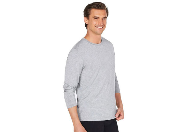 3er-Set komfortabler langärmeliger Baumwoll-T-Shirts