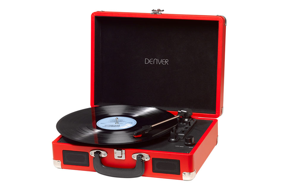 Retro vinyl platenspeler