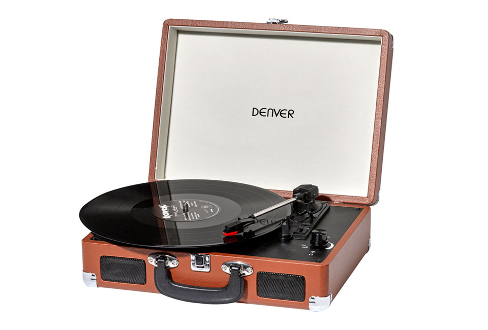 Retro vinyl platenspeler