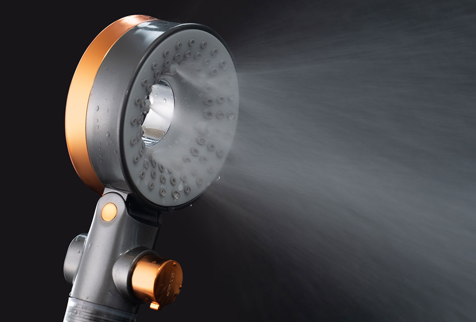 Waterbesparende douchekop 3 in 1 met filter
