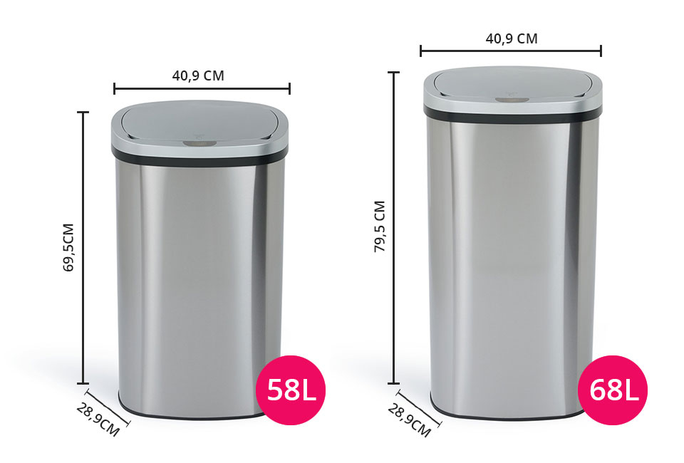 One Touch waste garbage can