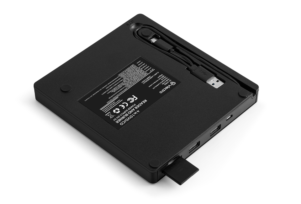 External CD and DVD drive and burner