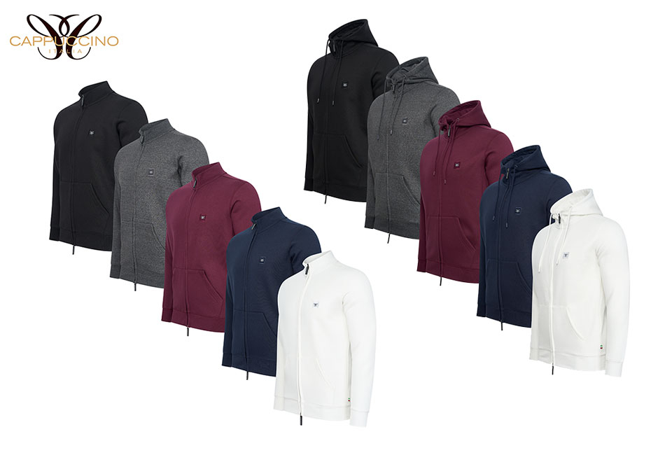 Pull en polaire avec ou sans capuche pour hommes