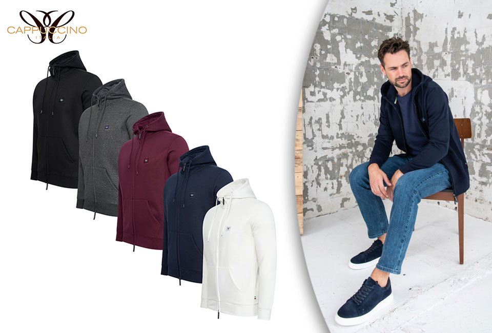 Pull en polaire avec ou sans capuche pour hommes