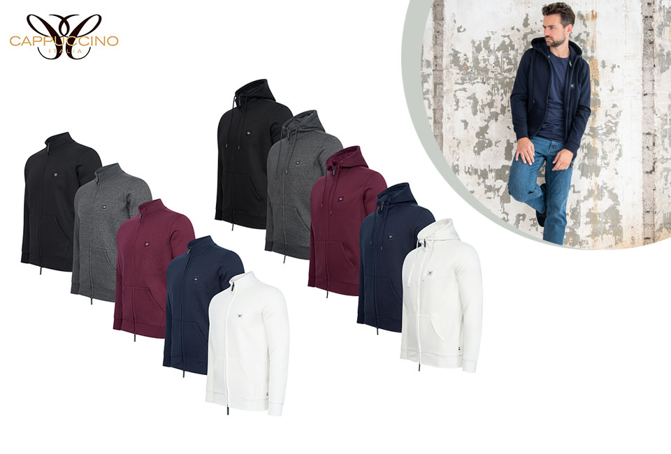 Pull en polaire avec ou sans capuche pour hommes