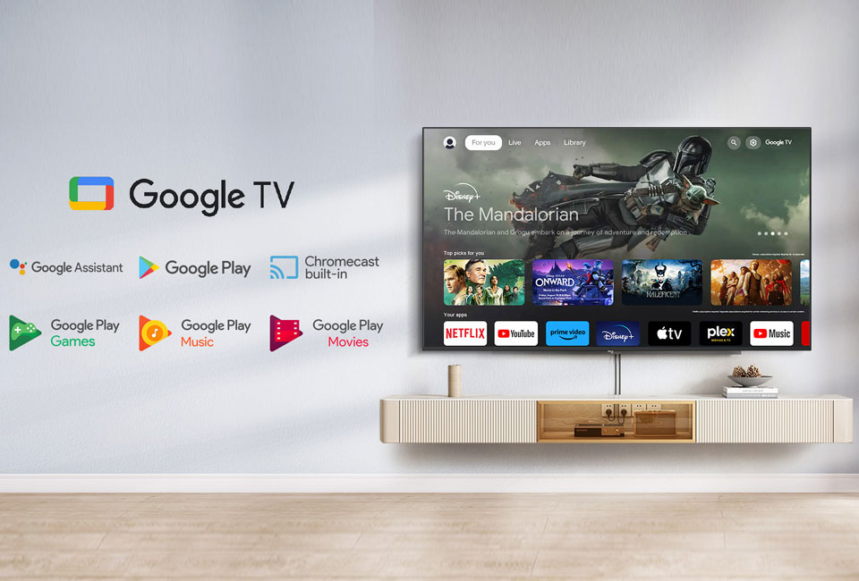 Smart TV QLED Blacklight de 43 polegadas