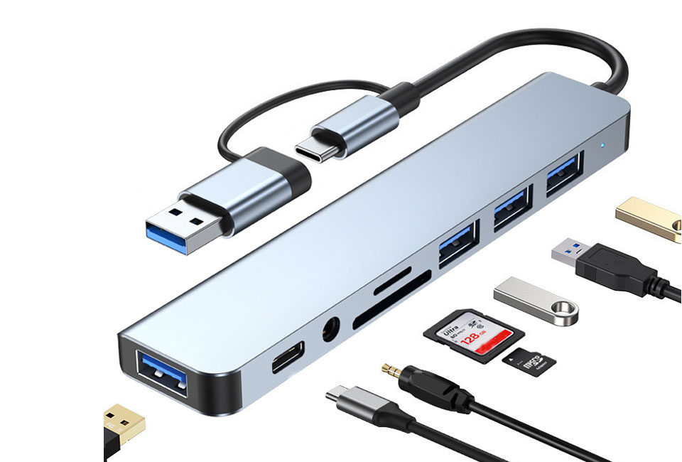 8-in-1 USB adapter