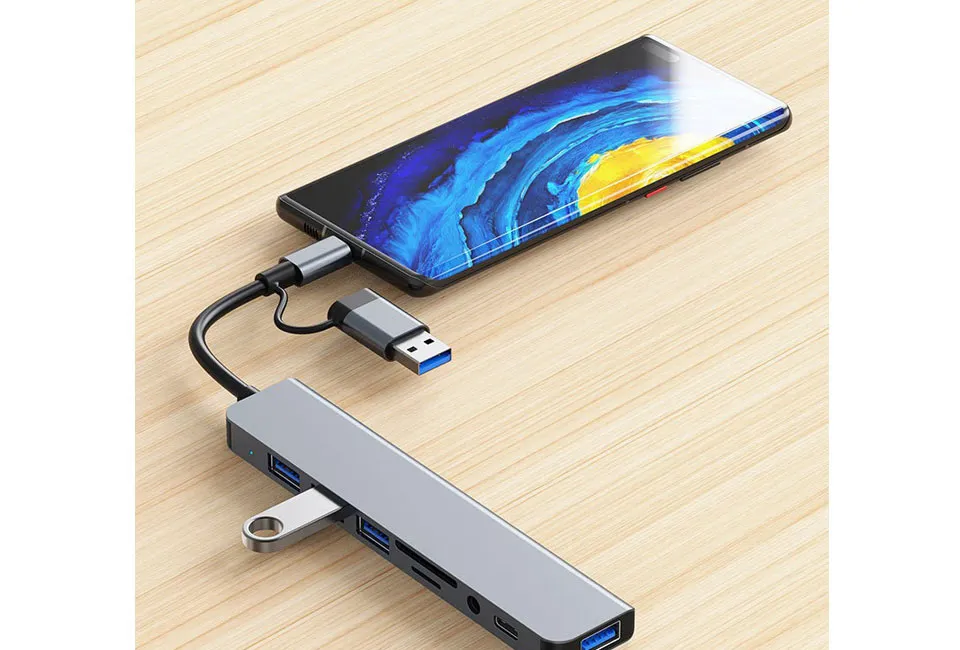 8-in-1 USB adapter