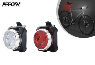 Jeu de 2 lampes de vélo rechargeables