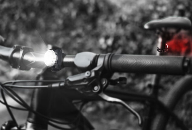 2er-Set wiederaufladbare Fahrradlampen