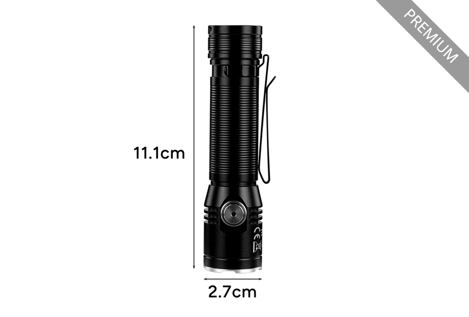 Lampe de poche militaire premium et standard : 1 + 1 gratuit