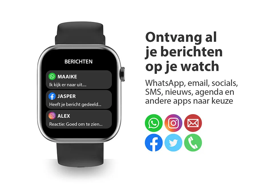 Smartwatch met vele functies