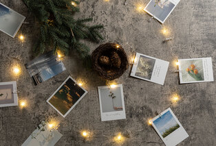 Guirlande lumineuse LED avec pinces pour des photos ou des cartes — 2
