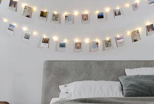 Guirlande lumineuse LED avec pinces pour des photos ou des cartes — 3