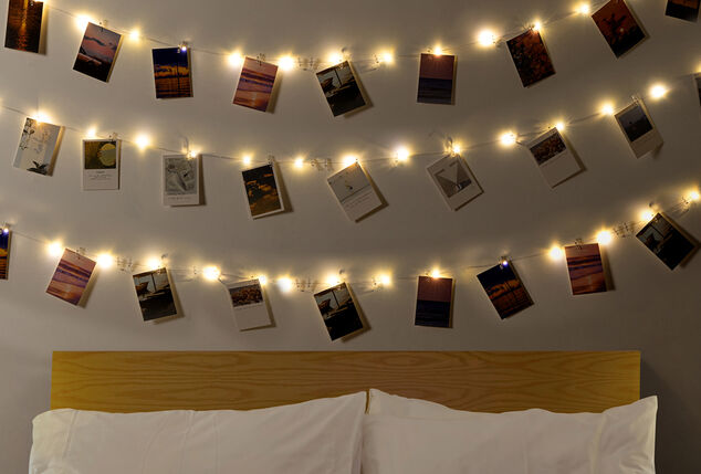 Guirlande lumineuse LED avec pinces pour des photos ou des cartes