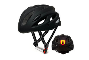 Casque de vélo avec feu arrière