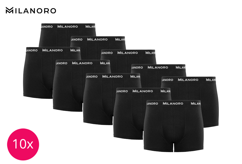 10 katoenen boxershorts