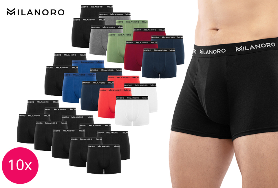 10 katoenen boxershorts