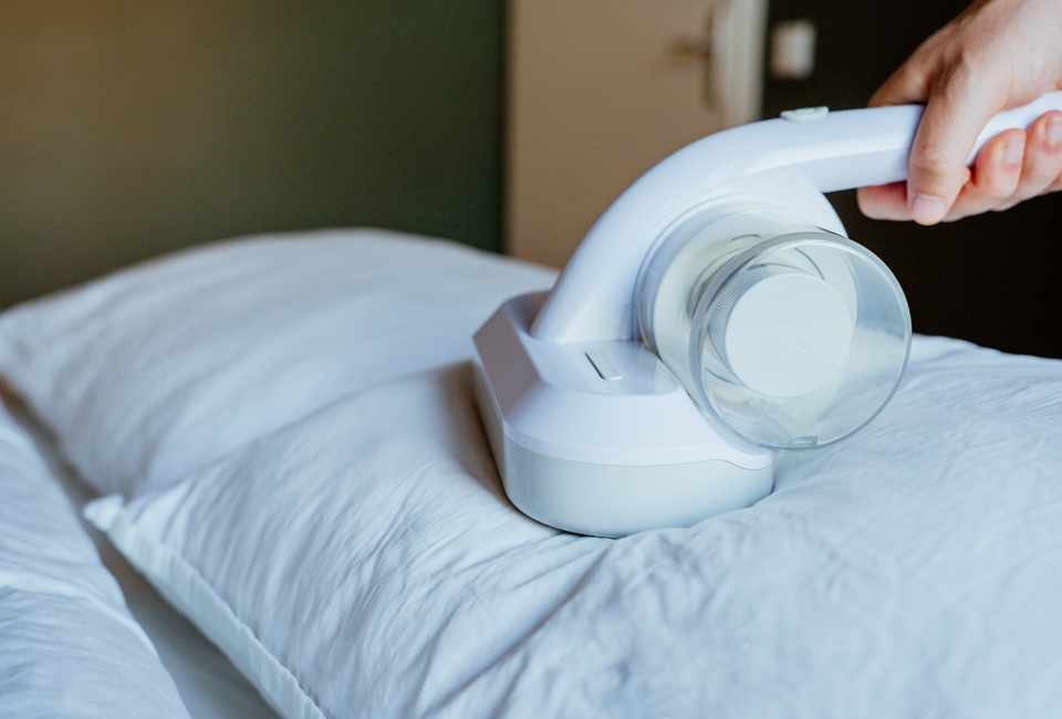 Aspirateur &agrave; main antiacariens