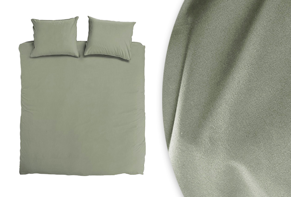 Percale cotton duvet cover