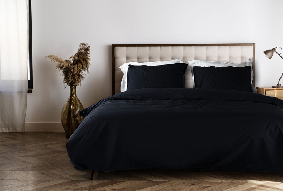 Percale cotton duvet cover