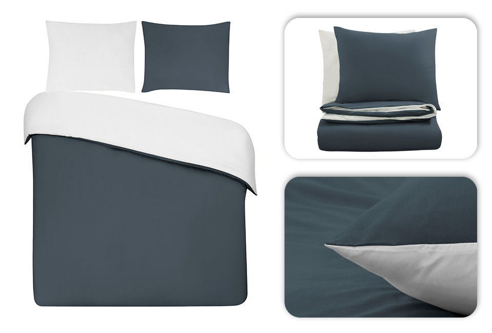 Percale cotton duvet cover