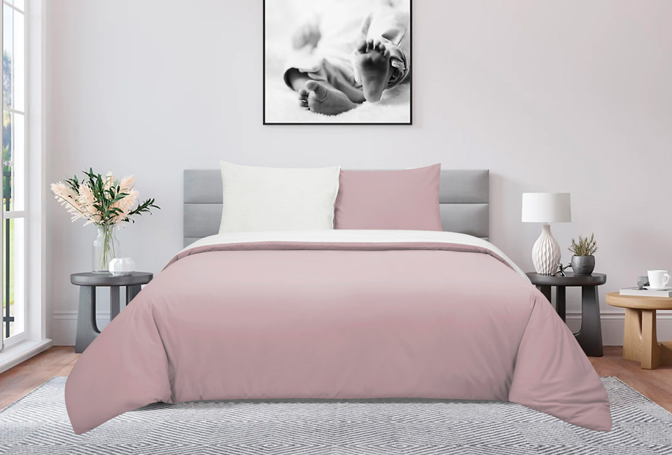 Percale cotton duvet cover