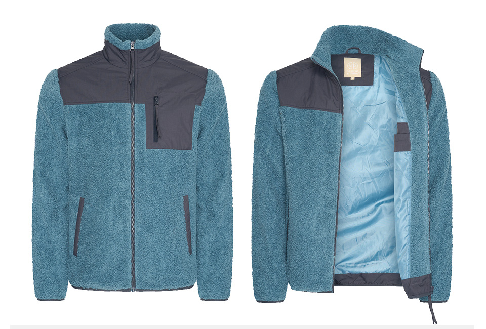 Veste en peluche pour homme