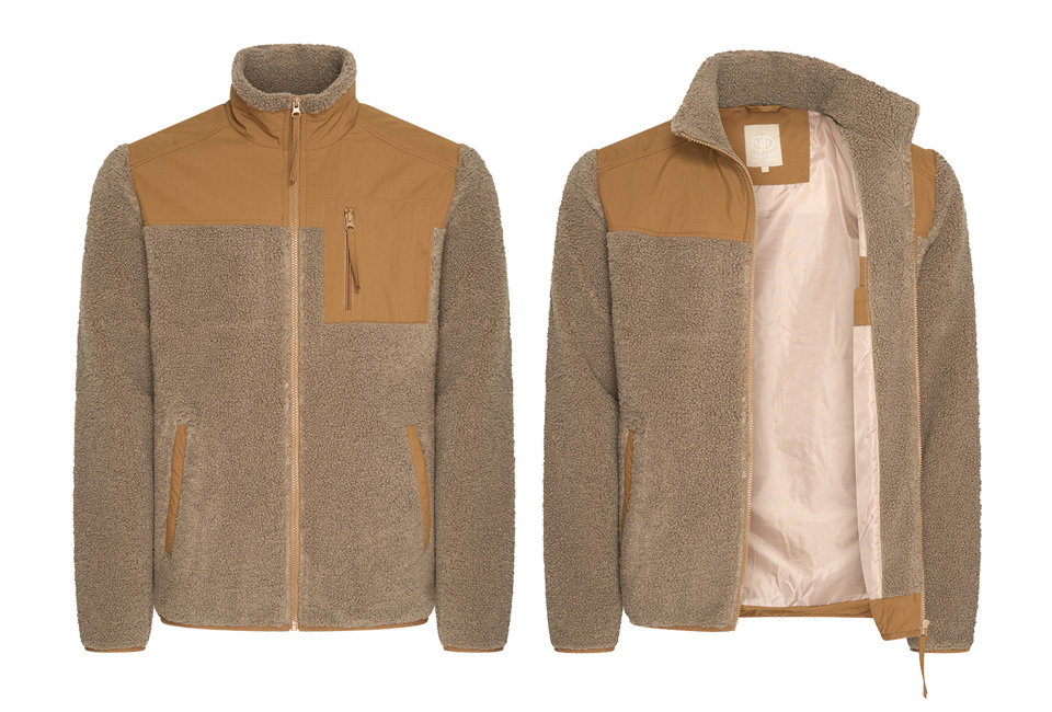 Veste en peluche pour homme