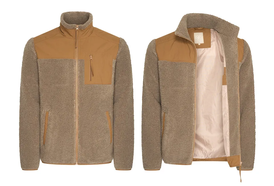 Veste en peluche pour homme