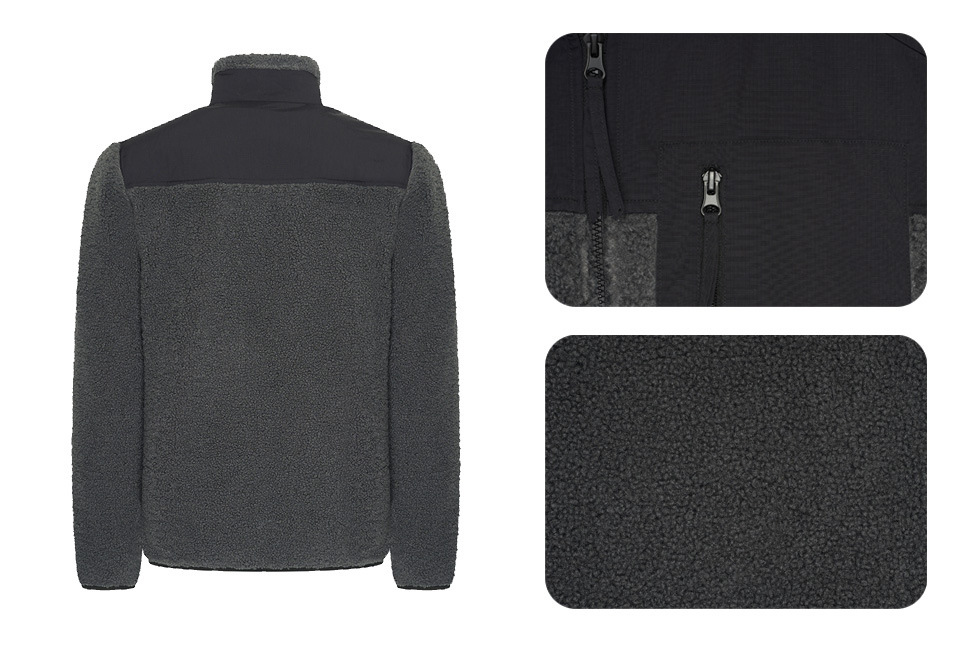 Veste en peluche pour homme