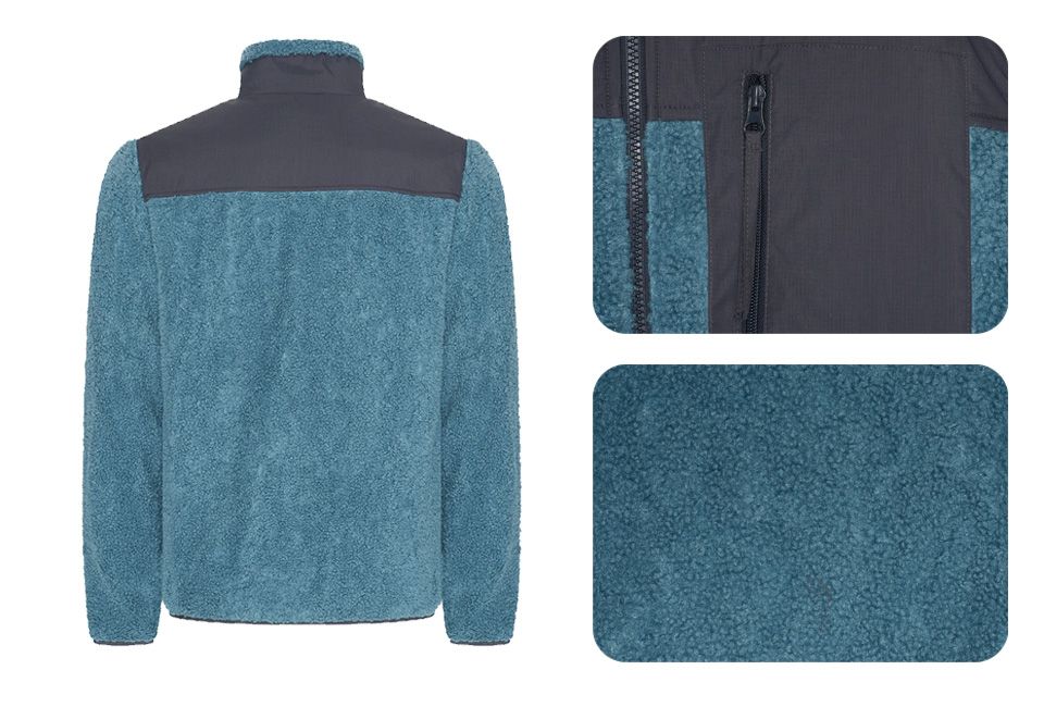 Veste en peluche pour homme